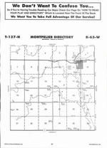Montpelier Township Directory Map, Stutsman County 2007